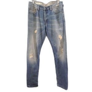 Vintage Tommy Hilfiger Denim Jean 1985 Sid Slim 34x34